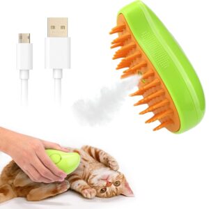 ZN-01 Cepillo de masaje con spray para perros y gatos