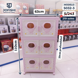 Organizador de 3 niveles (Modelo 5032-3) para niñas