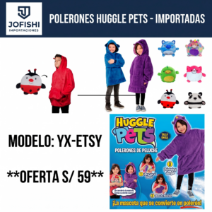 Polerones Huggle Pets (Modelo: YX-ETSY)